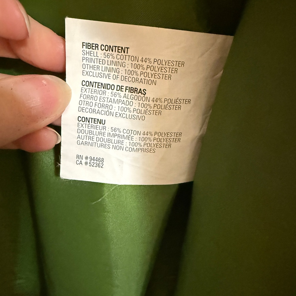 Esprit Green Jacket With Classic Toggle Closures - image 5